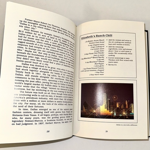 BOOK - “The Genuine, Down-Home, Home-Grown, Official Texas Cook-Book”, Hardcover - Picture 8 of 11